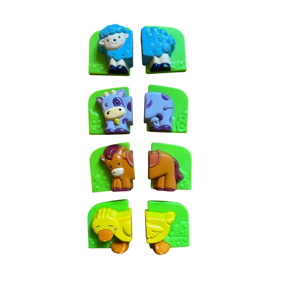 LeapFrog Fridge‎ Farm Magnetic Animal Set Complete Cow Horse Sheep Duck Toy